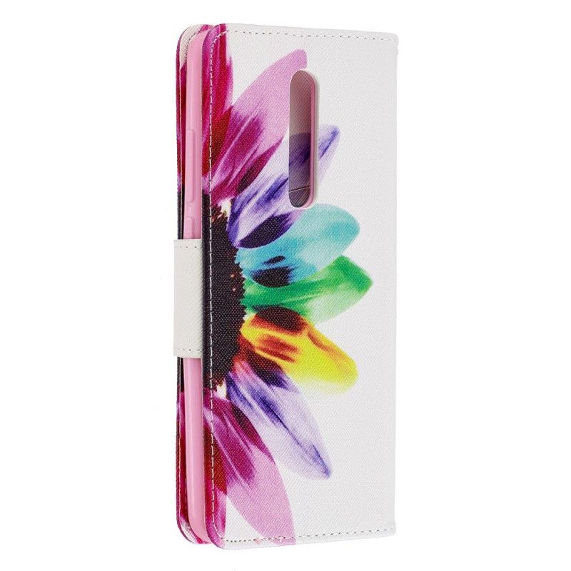 Flip Cover Læder Xiaomi Mi 9T / Mi 9T Pro Akvarelblomst Original