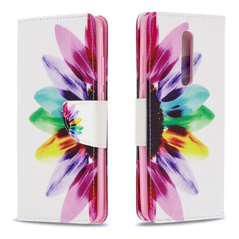 Flip Cover Læder Xiaomi Mi 9T / Mi 9T Pro Akvarelblomst Original