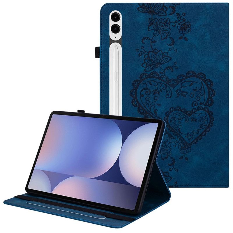 Case Samsung Galaxy Tab S10 Plus Telefon Etui Hjerter Med Ruskindseffekt