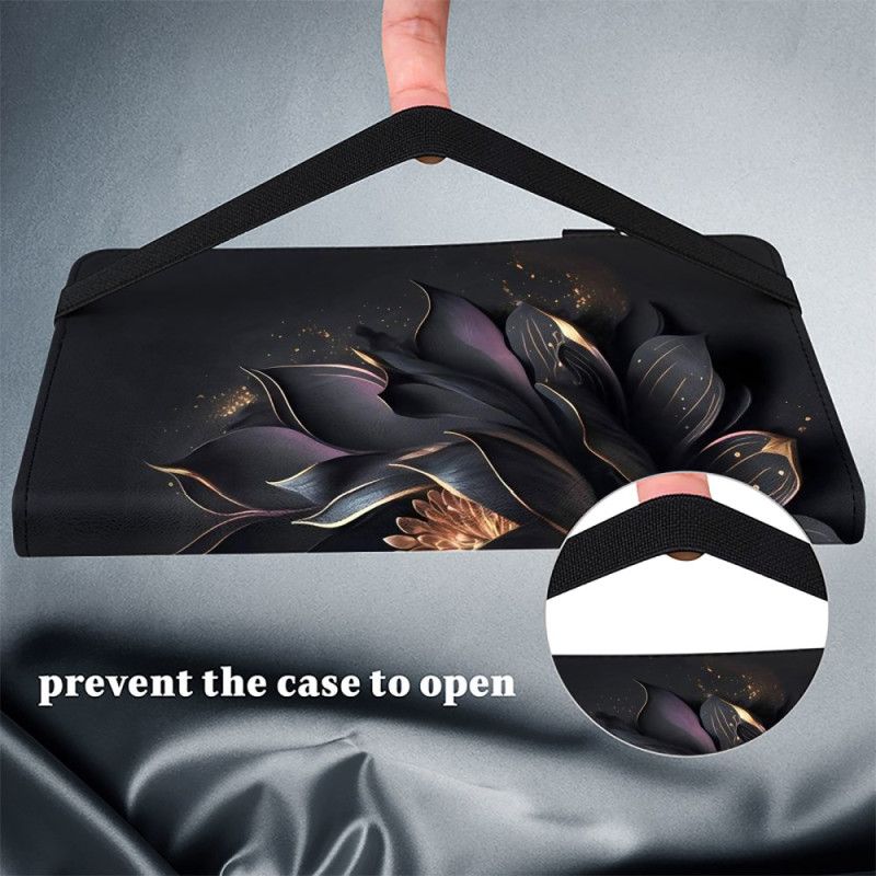 Case Samsung Galaxy Tab S10 Plus Telefon Etui Lilla Lotus