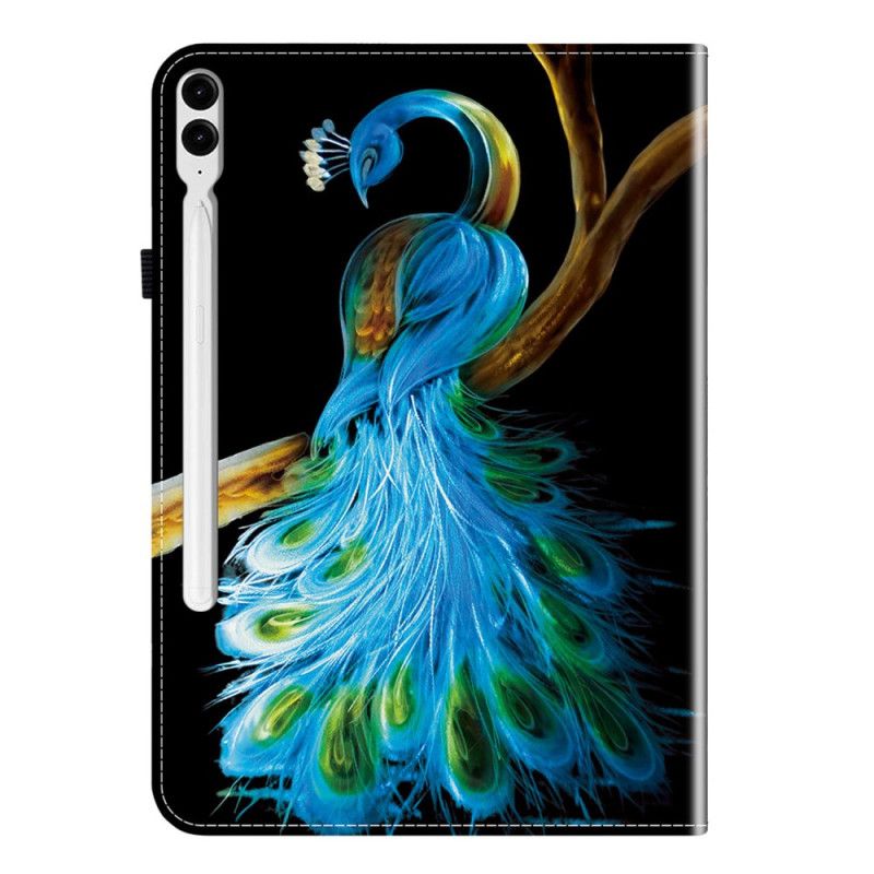 Case Samsung Galaxy Tab S10 Plus Telefon Etui Påfuglemønster