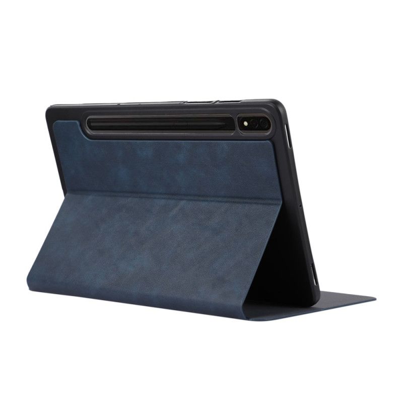 Case Samsung Galaxy Tab S10 Plus Telefon Etui Stylusholder Med Ruskindseffekt