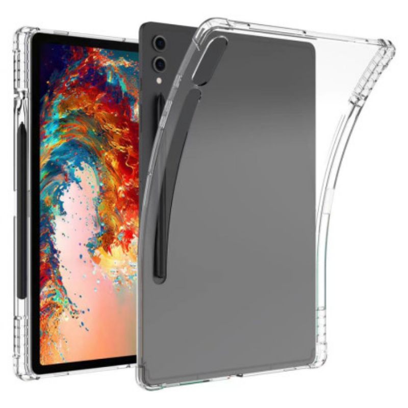 Cover Samsung Galaxy Tab S10 Plus Forstærket Transparent Med Stylusholder