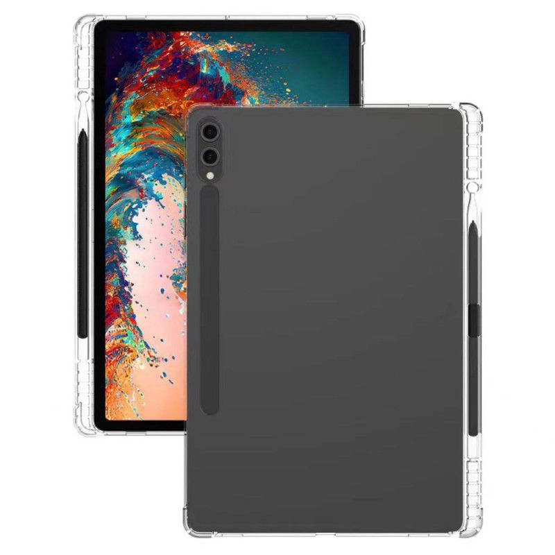 Cover Samsung Galaxy Tab S10 Plus Forstærket Transparent Med Stylusholder