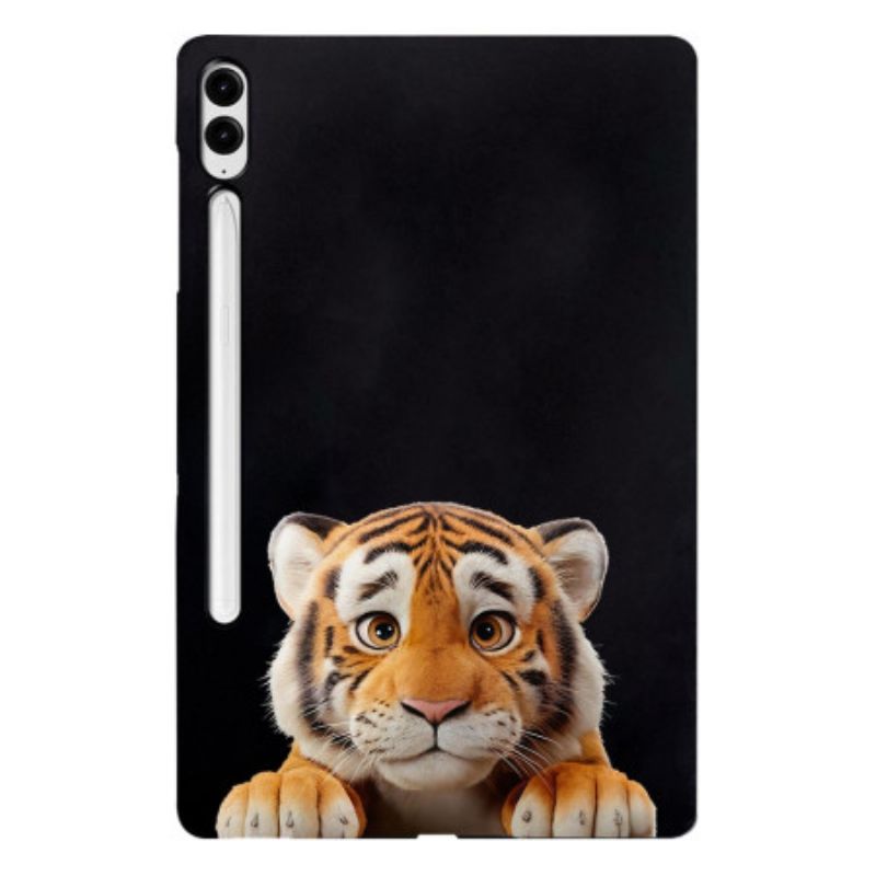 Cover Samsung Galaxy Tab S10 Plus Telefon Etui Stylusholder Til Tiger