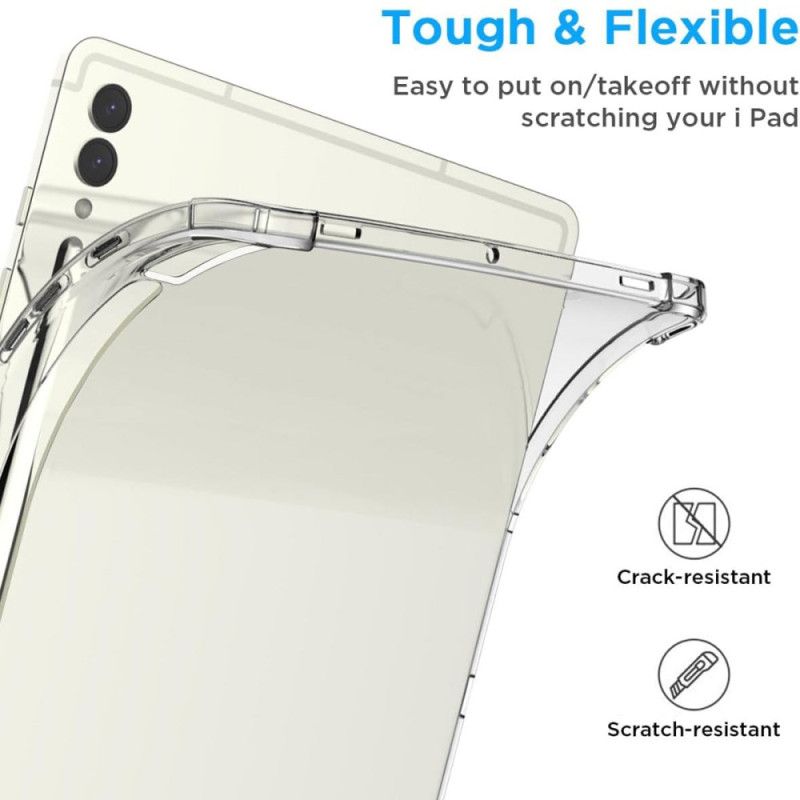 Cover Samsung Galaxy Tab S10 Plus Transparent Med Stylusholder