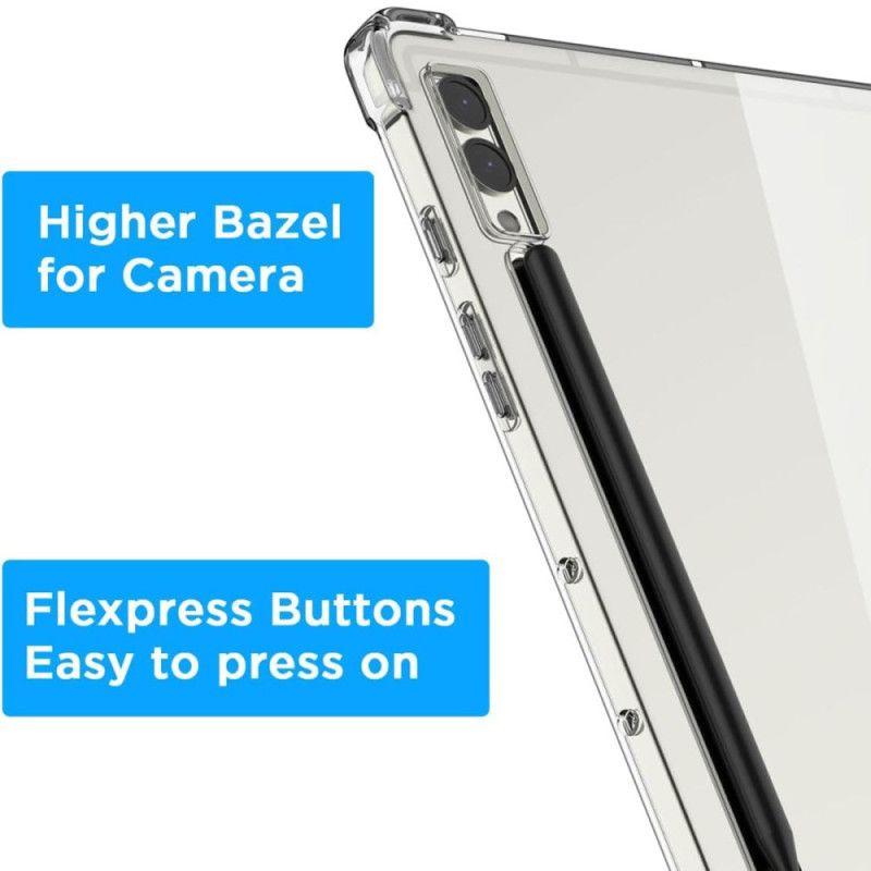 Cover Samsung Galaxy Tab S10 Plus Transparent Med Stylusholder