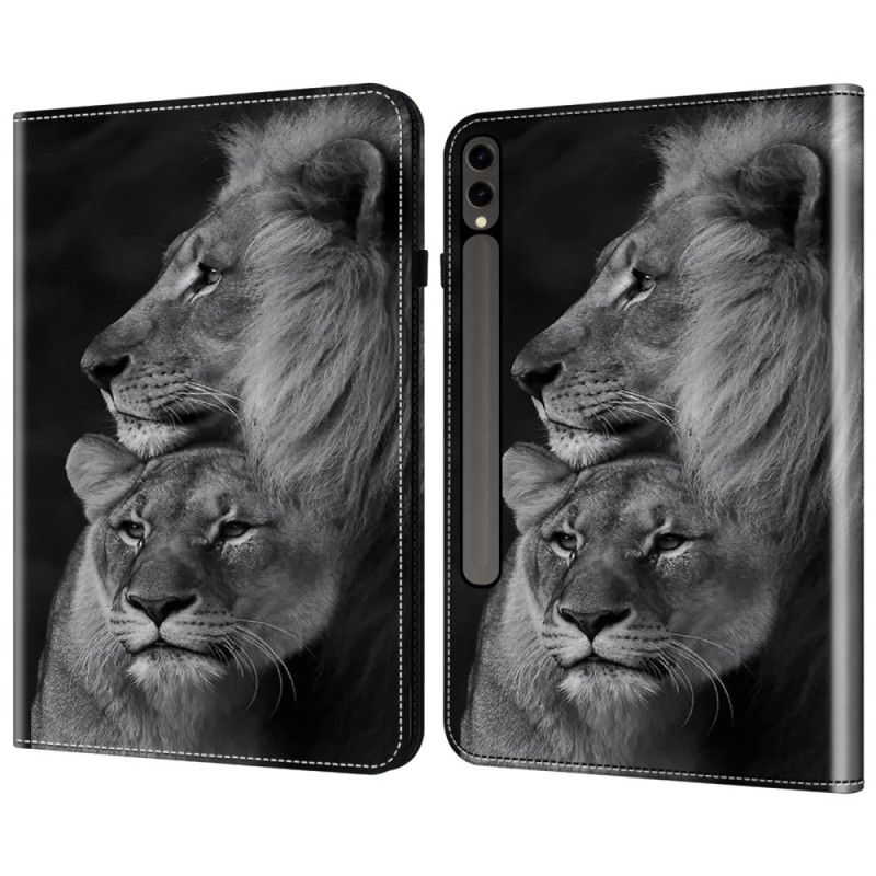 Etui Samsung Galaxy Tab S10 Plus Løver