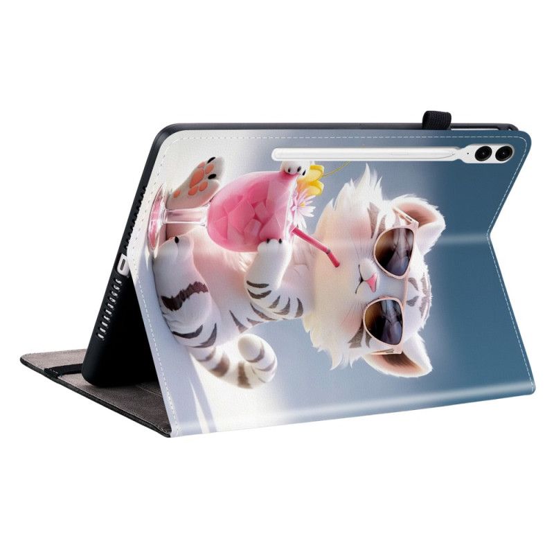 Etui Samsung Galaxy Tab S10 Plus Tigermønster