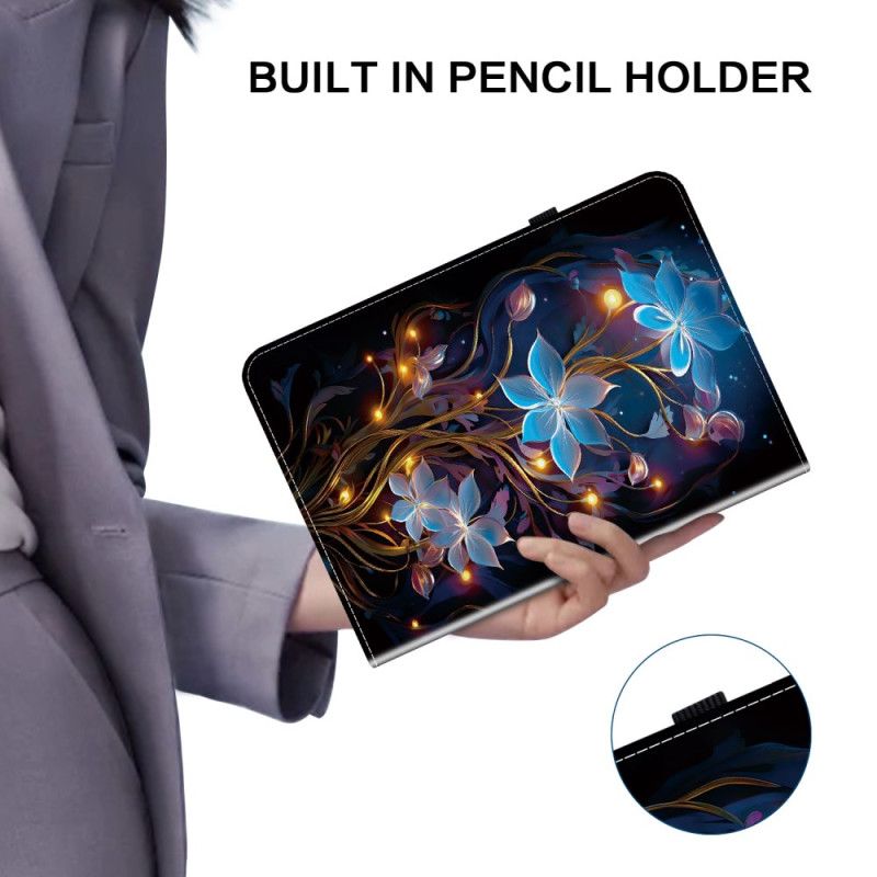 Etui Til Samsung Galaxy Tab S10 Plus Lys Blomster