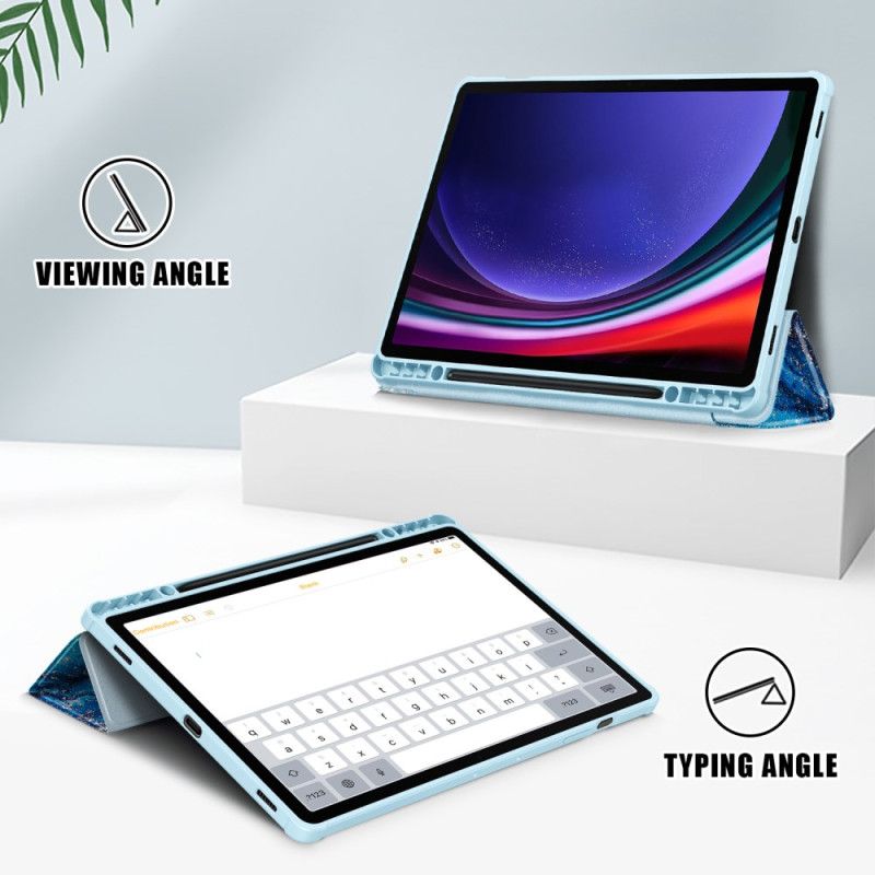 Samsung Galaxy Tab S10 Plus Bølget Transparent Bagside