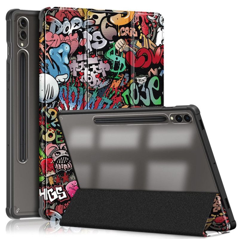 Samsung Galaxy Tab S10 Plus Graffiti Transparent Bagside
