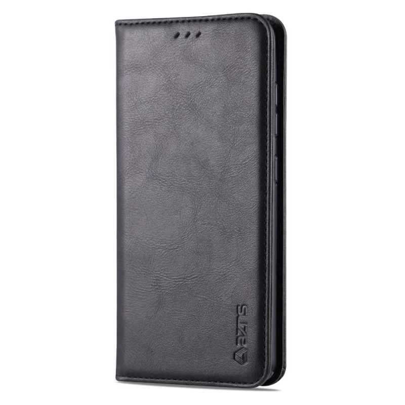 Læder Cover Samsung Galaxy A31 Sort Retro Azns Original