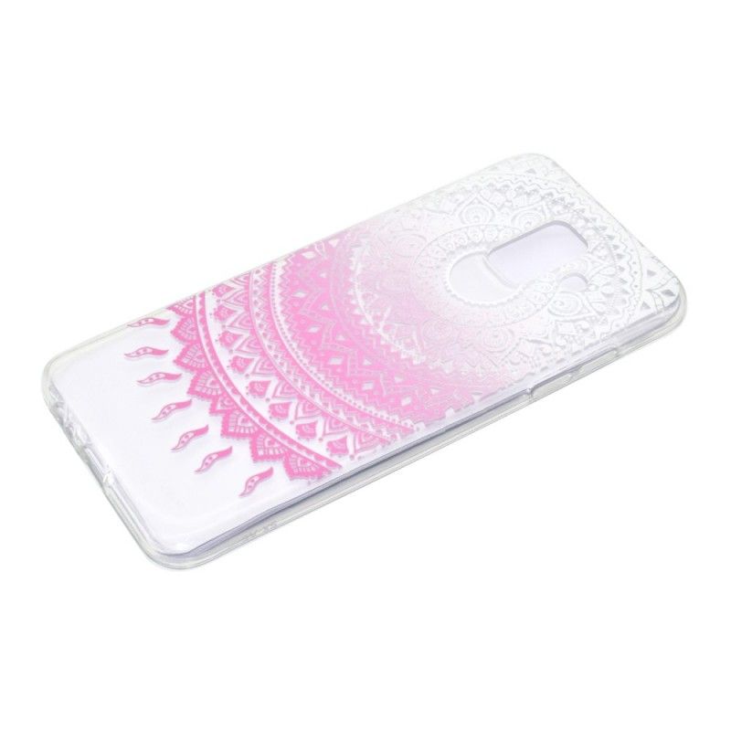 Cover Samsung Galaxy A6 Rose Gennemsigtig Farverig Mandala