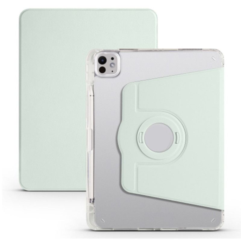 Case iPad Pro 13 (2025) Telefon Etui Roterende Stativ Og Aftagelig Gennemsigtig Bagside