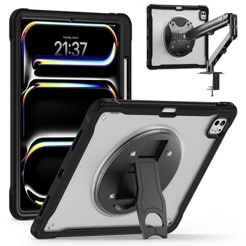 Cover iPad Pro 13 (2025) Gennemsigtig Med Stativ