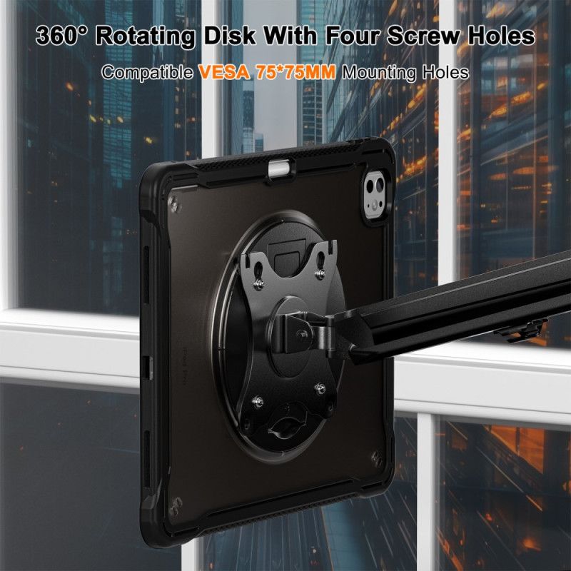 Cover iPad Pro 13 (2025) Gennemsigtig Med Stativ