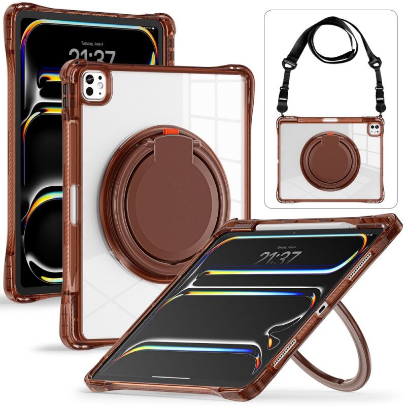 Cover iPad Pro 13 (2025) Justerbar Stativ Og Skulderrem