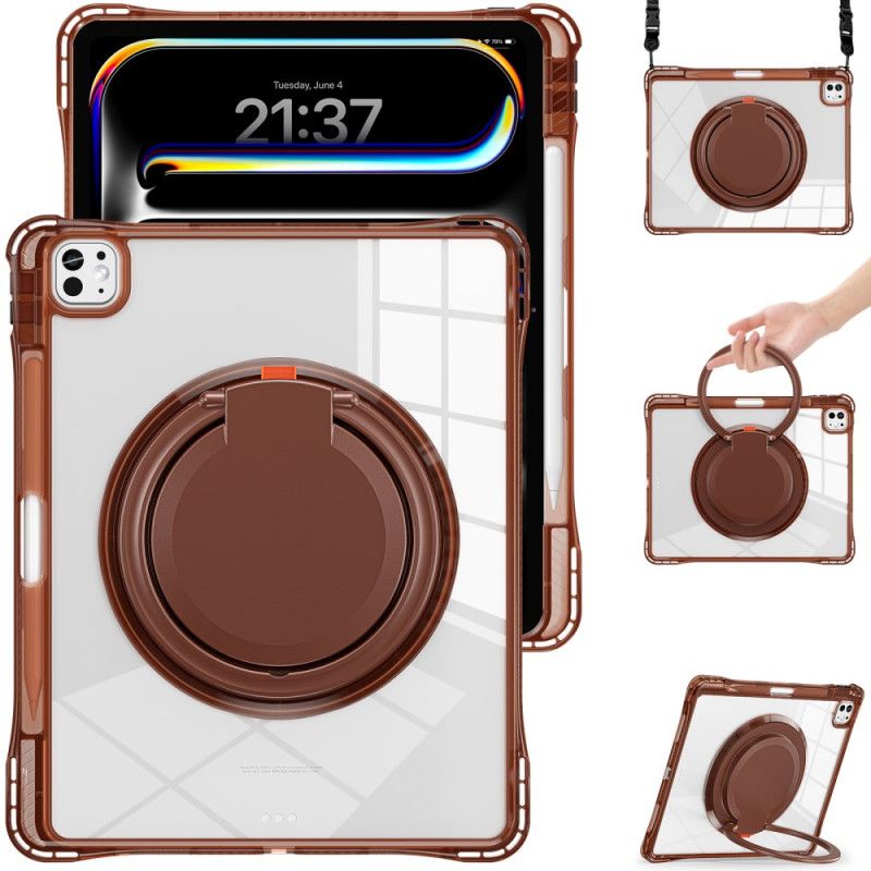 Cover iPad Pro 13 (2025) Justerbar Stativ Og Skulderrem