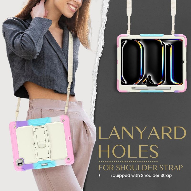 Cover iPad Pro 13 (2025) Robust Med Penholder Og Skulderrem