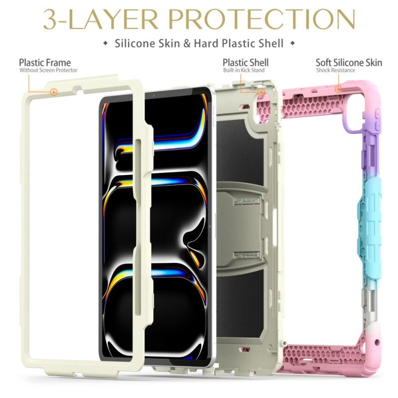 Cover iPad Pro 13 (2025) Robust Med Penholder Og Skulderrem