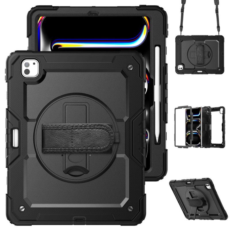 Cover iPad Pro 13 (2025) Robust Med Skærmbeskytter Og Skulderrem