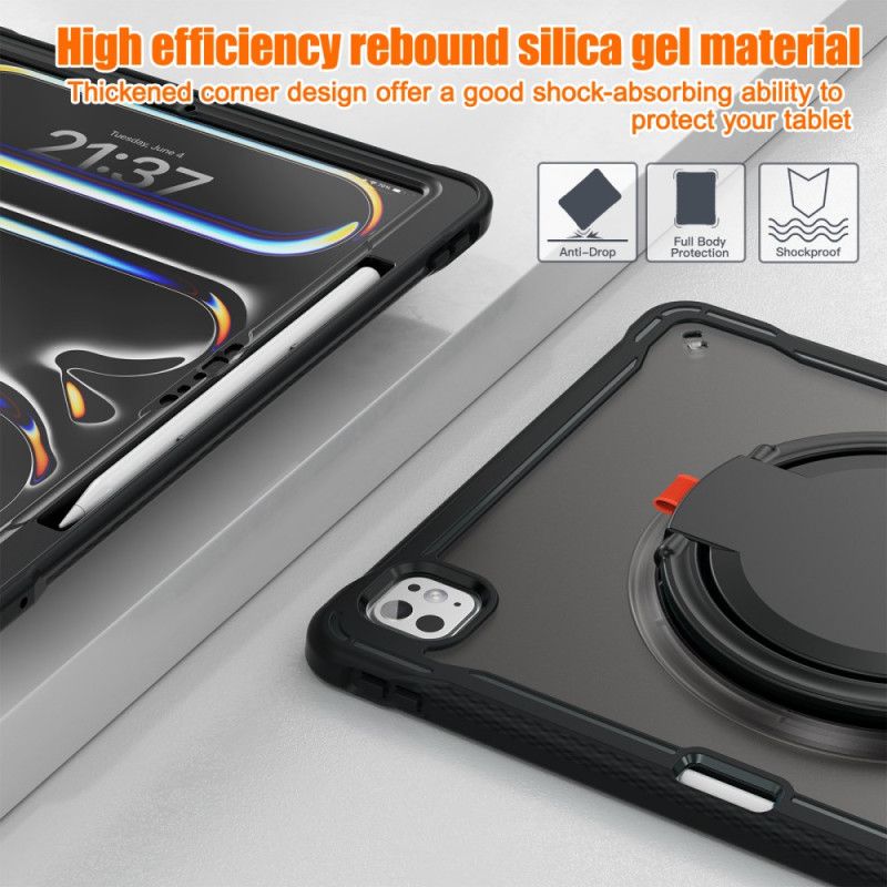 Cover iPad Pro 13 (2025) Roterende Stativ Og Stylusholder