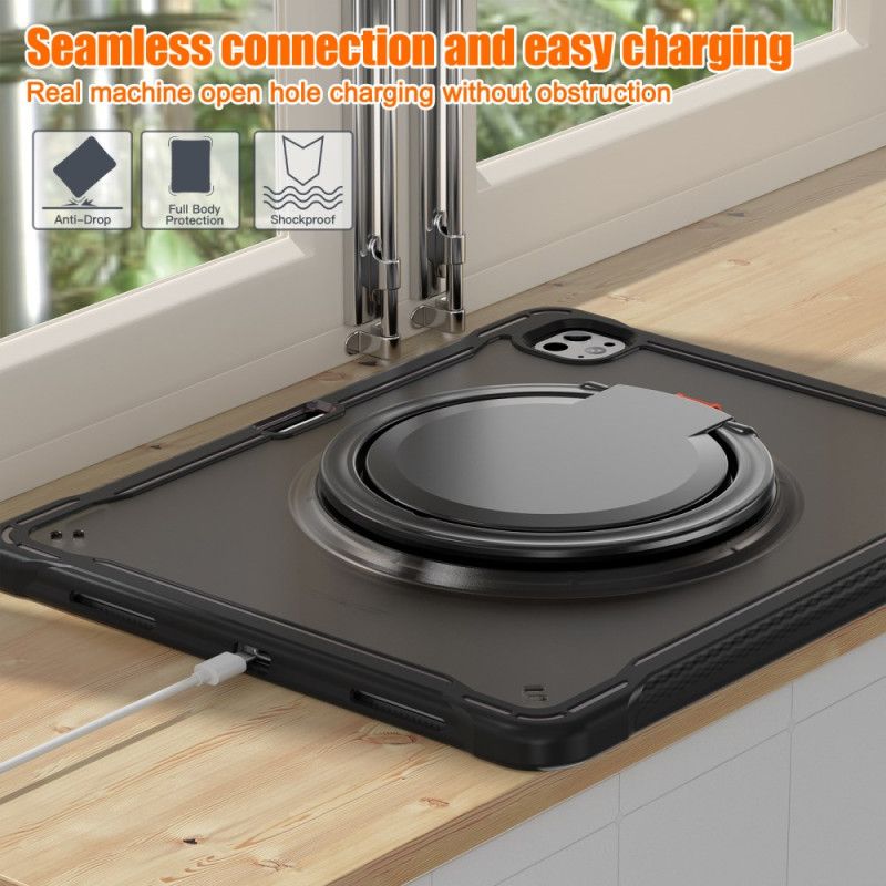 Cover iPad Pro 13 (2025) Roterende Stativ Og Stylusholder