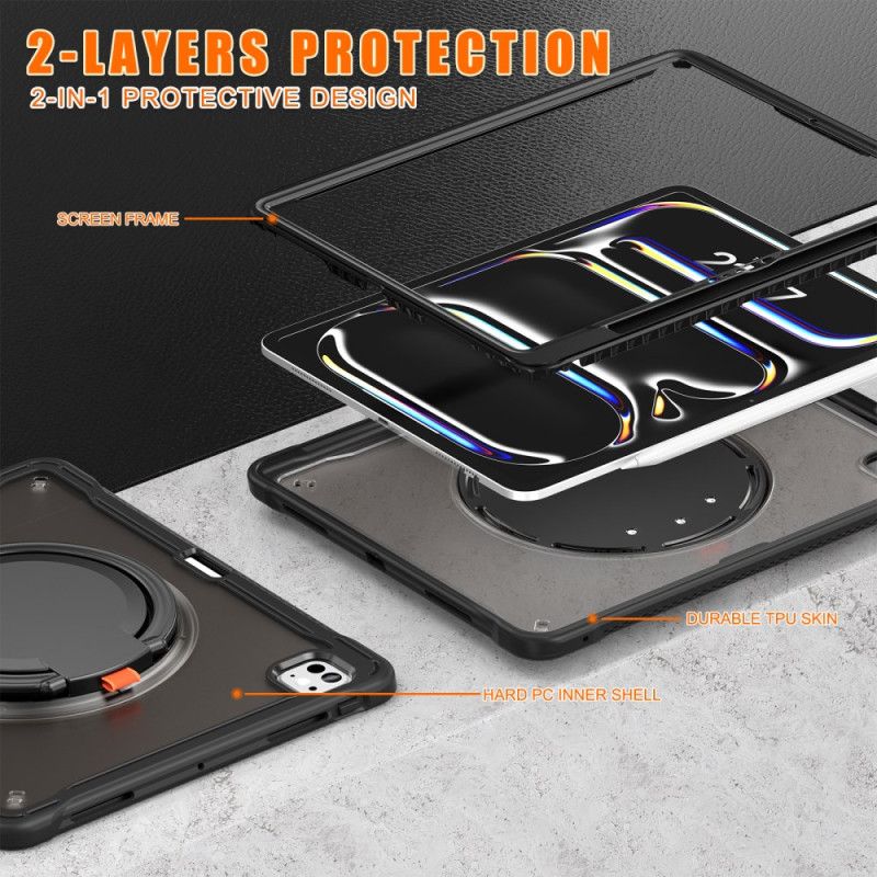 Cover iPad Pro 13 (2025) Roterende Stativ Og Stylusholder