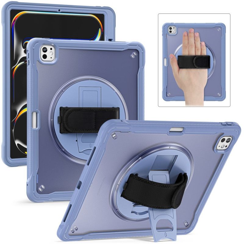 Cover iPad Pro 13 (2025) Stativ Og Roterende Håndrem
