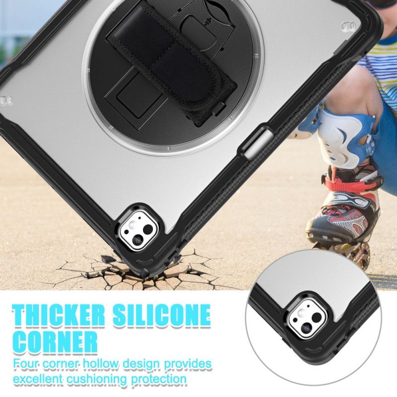 Cover iPad Pro 13 (2025) Stativ Og Roterende Håndrem