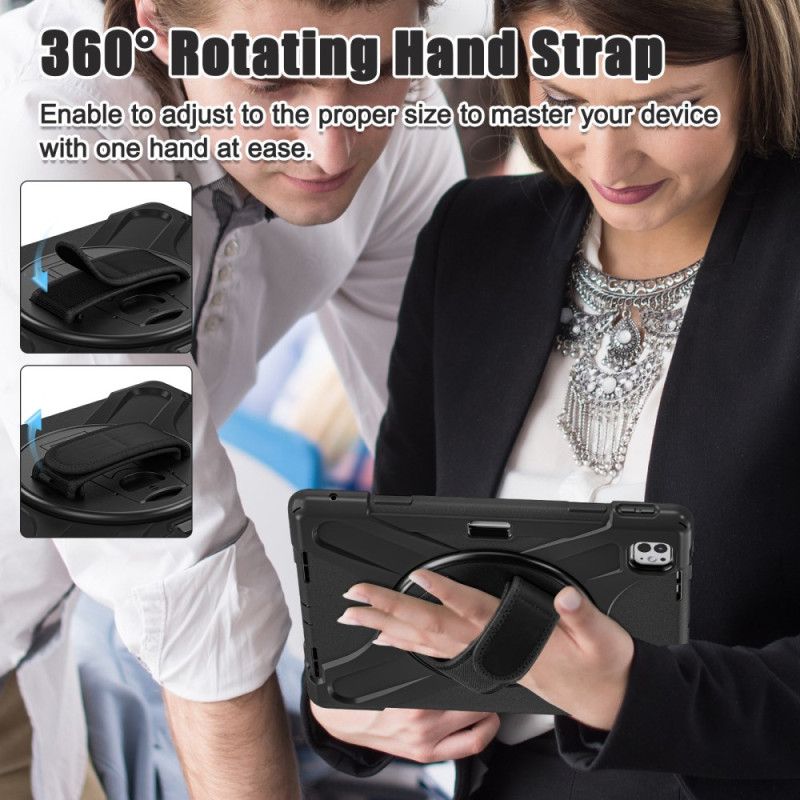 Cover iPad Pro 13 (2025) Telefon Etui Stylusholder Og Skulderrem