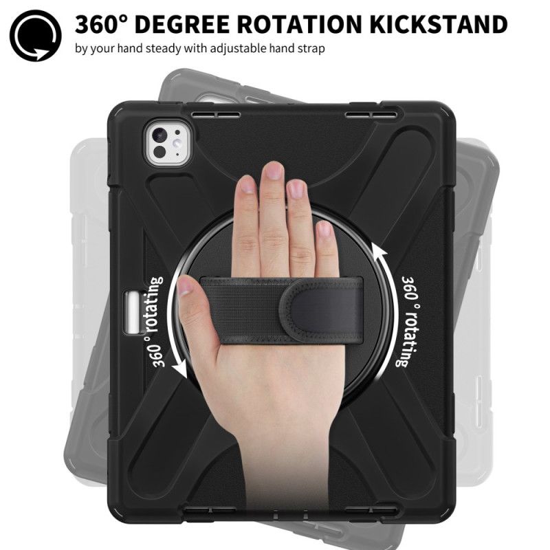 Cover iPad Pro 13 (2025) Telefon Etui Stylusholder Og Skulderrem