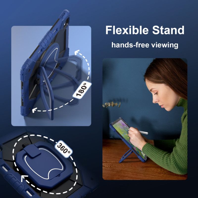 Cover iPad Pro 13 (2025) Tofarvet Stativ Og Skulderrem