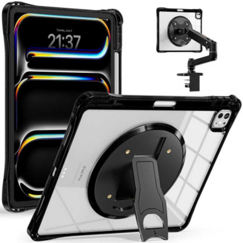 Cover iPad Pro 13 (2025) Transparent Med Stativ