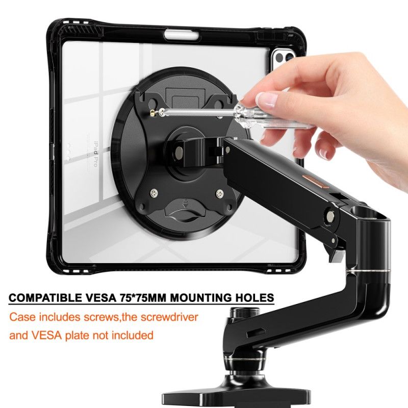 Cover iPad Pro 13 (2025) Transparent Med Stativ