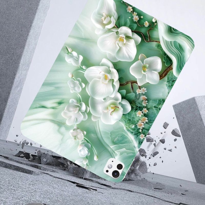 Cover Til iPad Pro 13 (2025) Jadeblomster