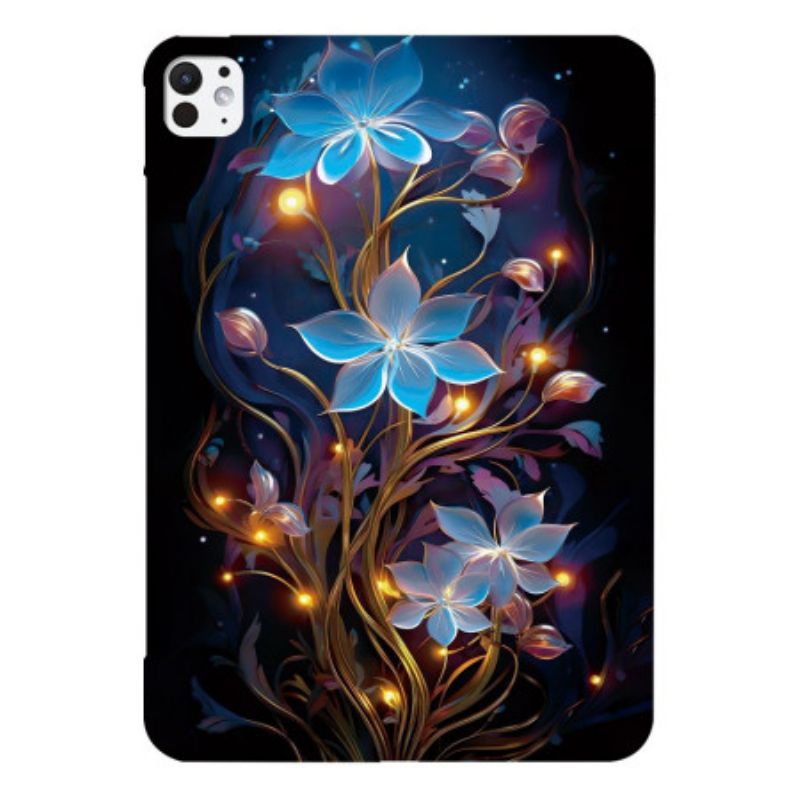 Cover Til iPad Pro 13 (2025) Oplyste Blomster