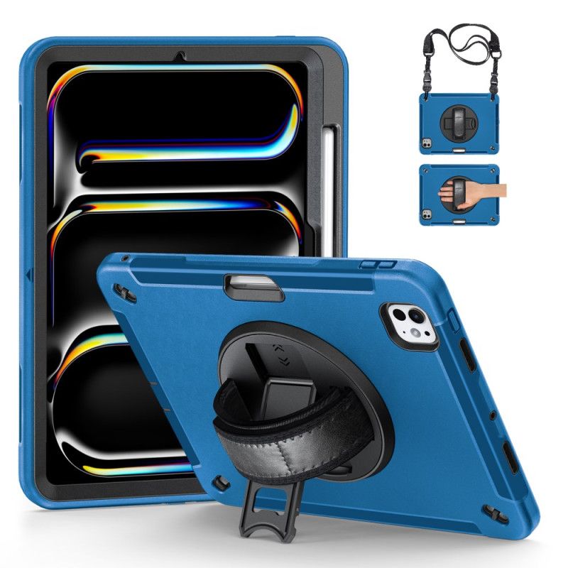 Cover Til iPad Pro 13 (2025) Robust Ringholder Og Skulderrem