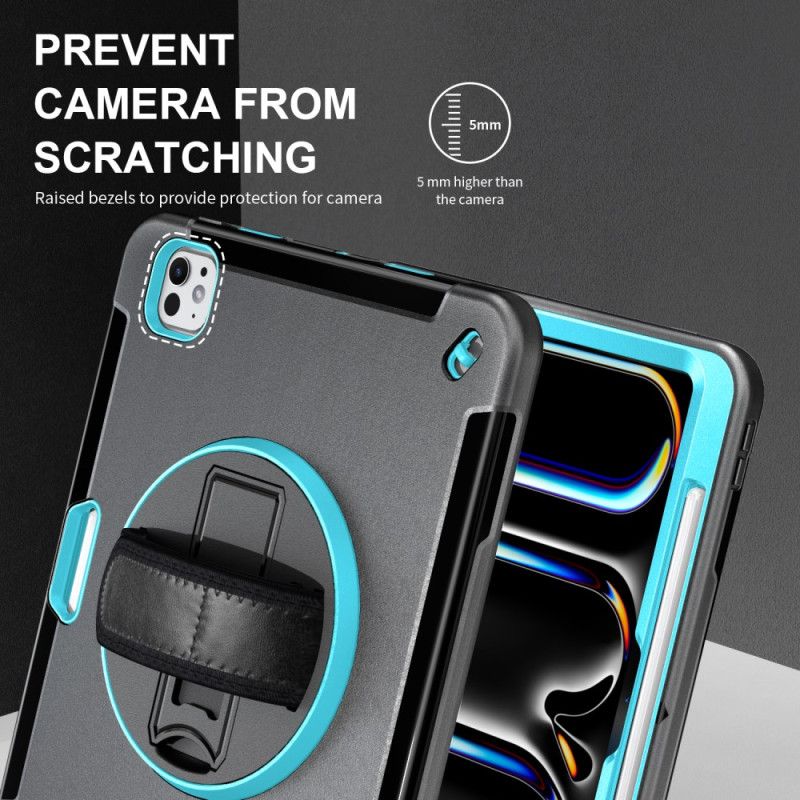 Cover Til iPad Pro 13 (2025) Robust Ringholder Og Skulderrem