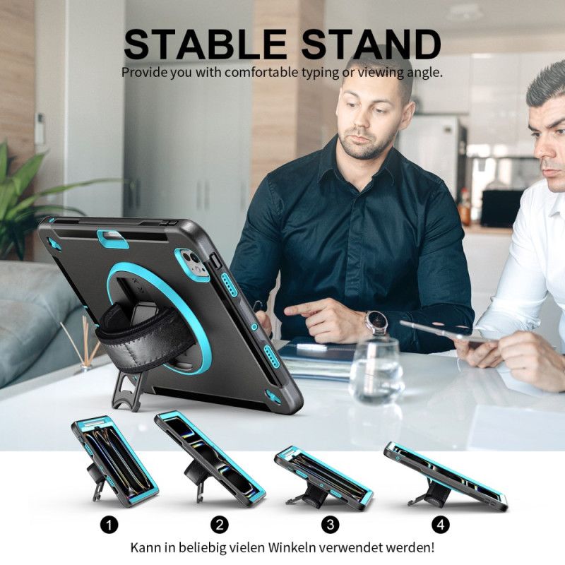 Cover Til iPad Pro 13 (2025) Robust Ringholder Og Skulderrem