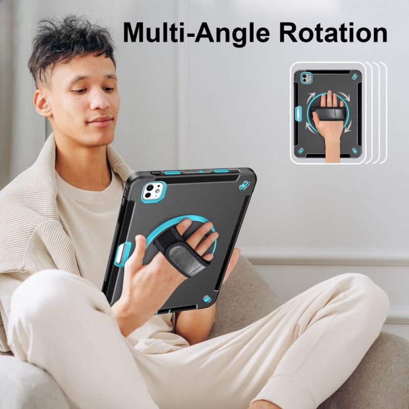 Cover Til iPad Pro 13 (2025) Robust Ringholder Og Skulderrem