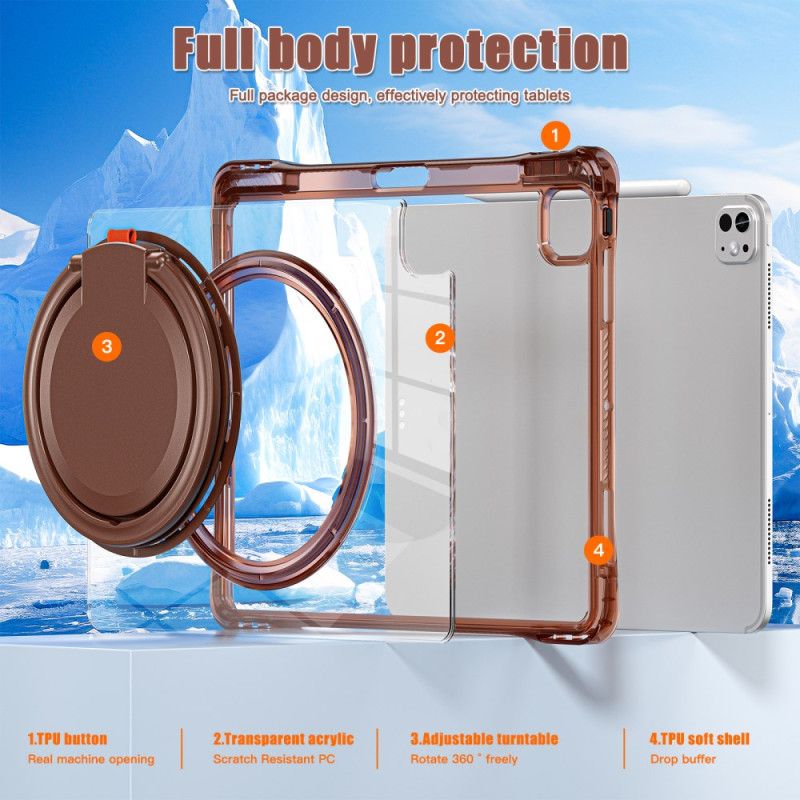 Cover Til iPad Pro 13 (2025) Roterende Håndtag