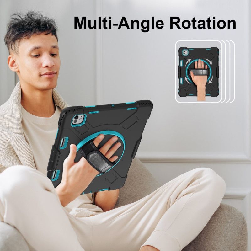 Cover Til iPad Pro 13 (2025) Ultra-resistent Stativ Og Skulderrem