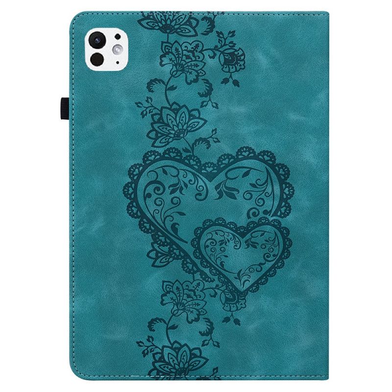 Etui iPad Pro 13 (2025) Hjerteagtig Ruskindseffekt