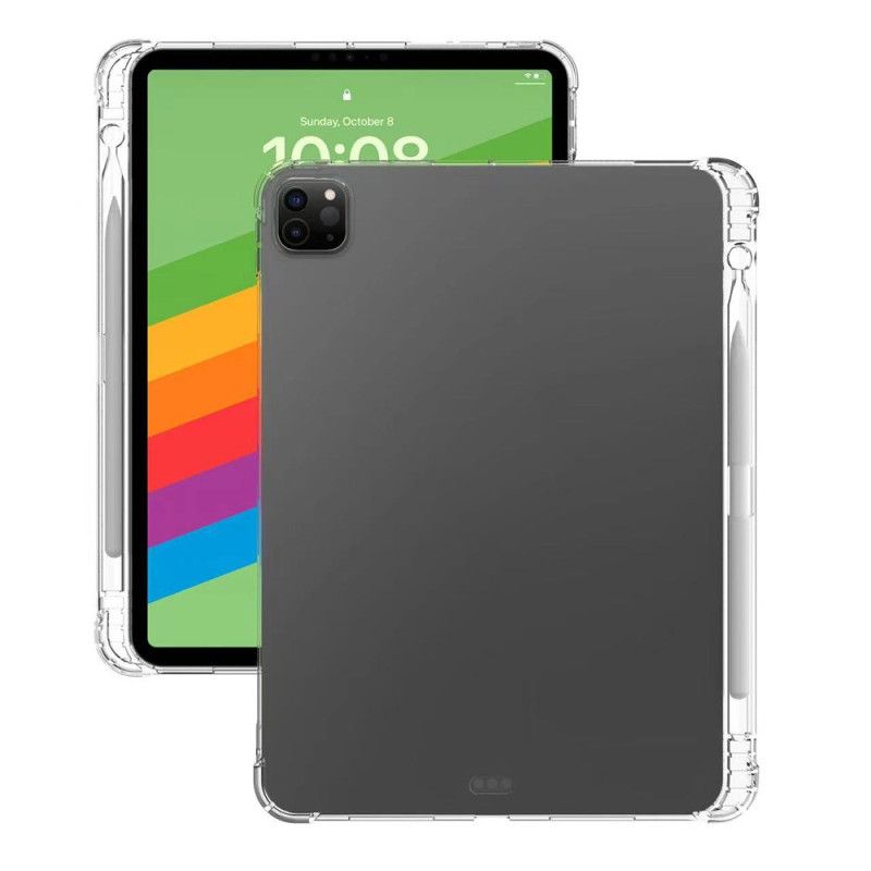 Etui iPad Pro 13 (2025) Transparent Stylusholder