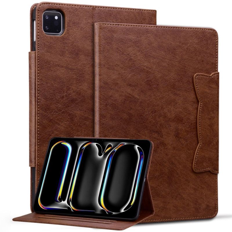 Flip Cover iPad Pro 13 (2025) Magnetisk Lukning Med Kattedesign