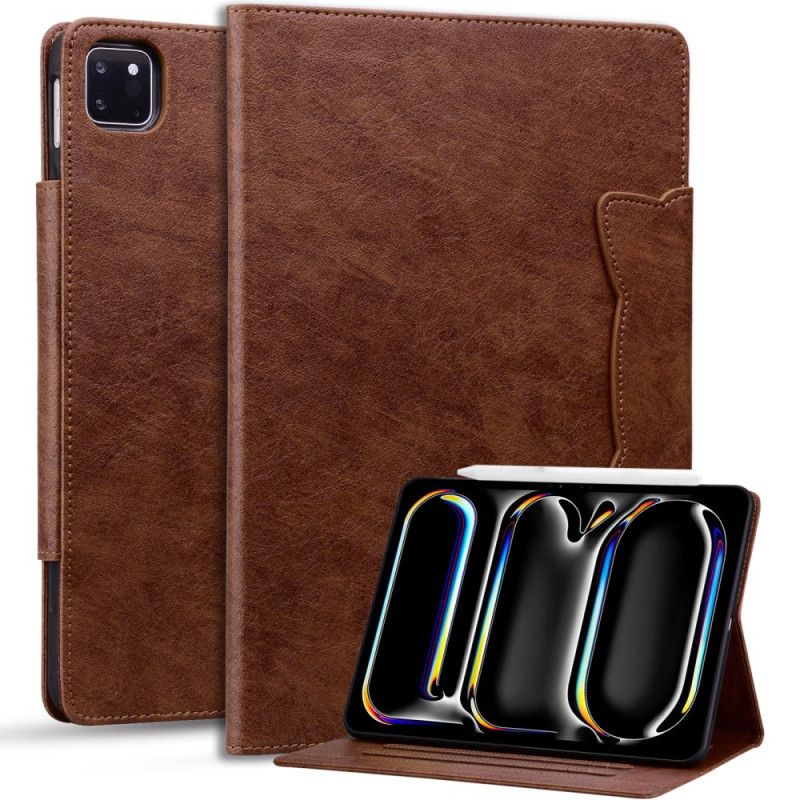 Flip Cover iPad Pro 13 (2025) Magnetisk Lukning Med Kattedesign