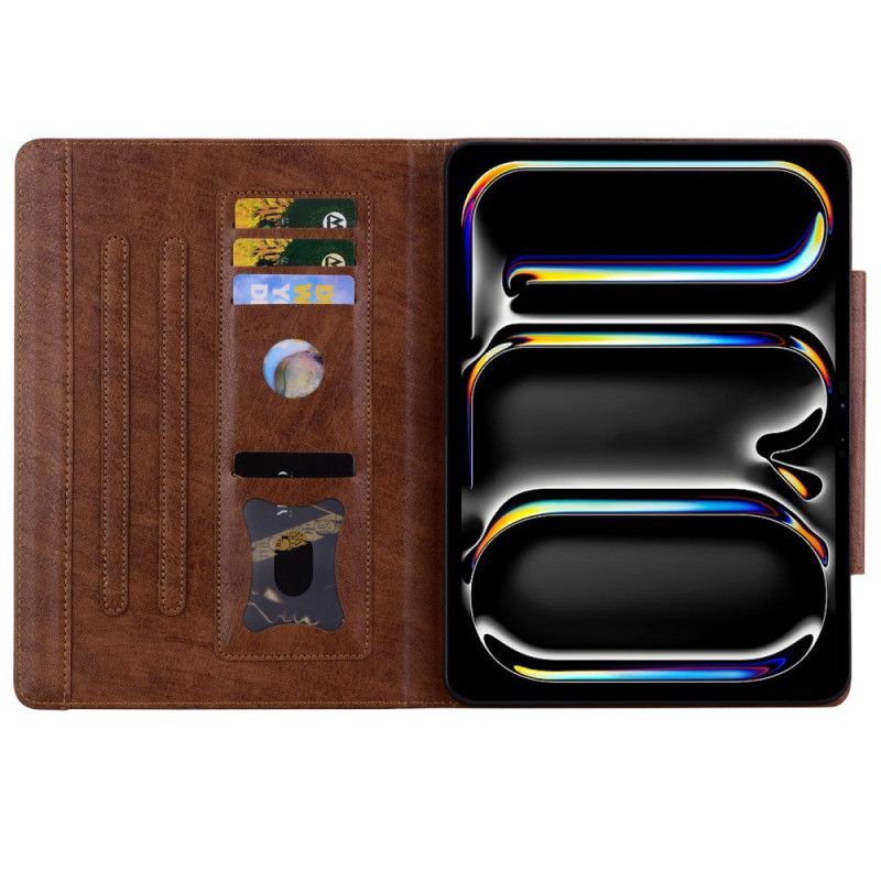 Flip Cover iPad Pro 13 (2025) Magnetisk Lukning Med Kattedesign