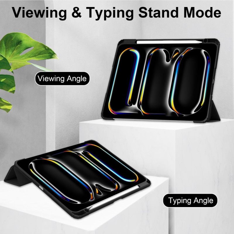 iPad Pro 13 (2025) Transparent Etui I Kunstlæder